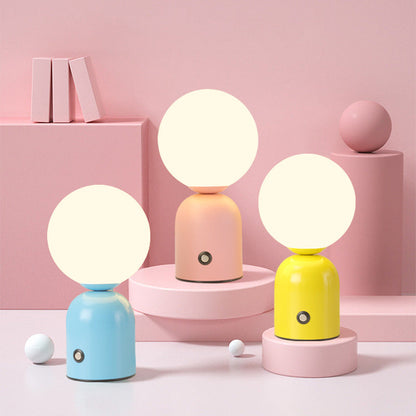 Contemporary Scandinavian Globe Iron Acrylic LED Table Lamp For Living Room