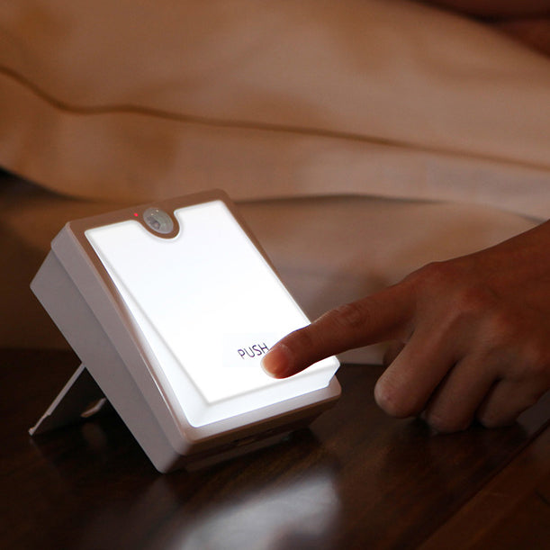 Modern Minimalist Square Plastic LED Table Lamp For Living Room