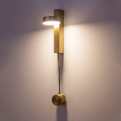 Contemporary Nordic Column Iron Acrylic LED Wall Sconce Lamp For Living Room