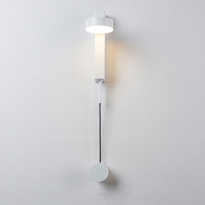 Contemporary Nordic Column Iron Acrylic LED Wall Sconce Lamp For Living Room