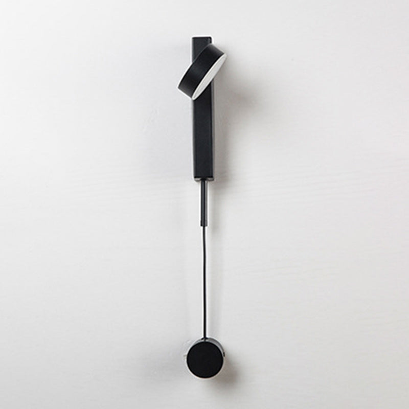 Contemporary Nordic Column Iron Acrylic LED Wall Sconce Lamp For Living Room
