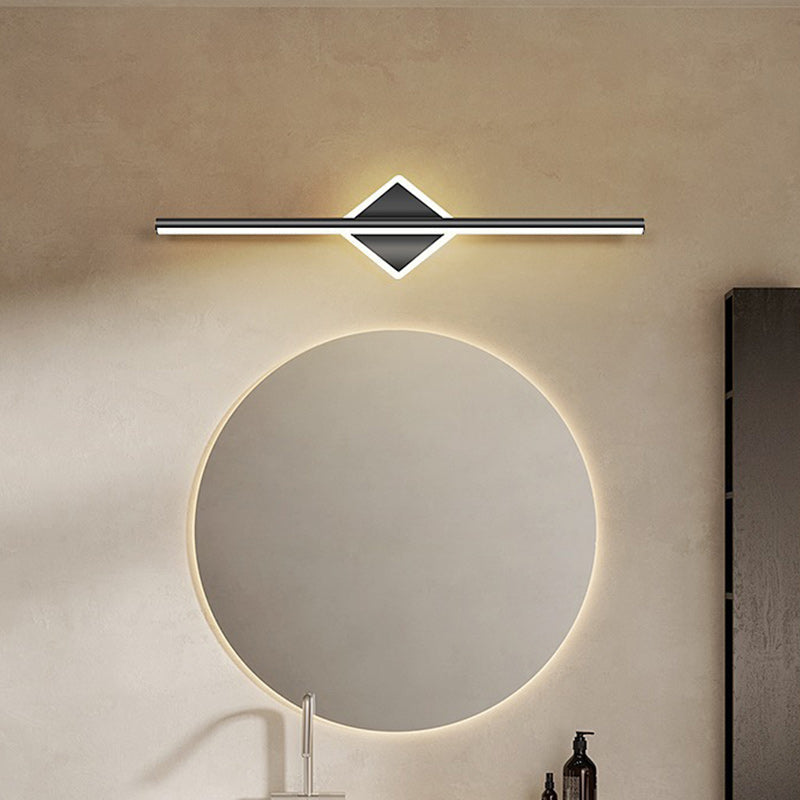 Modern Minimalist Stripe Iron Acrylic LED Wall Sconce Lamp For Living Room