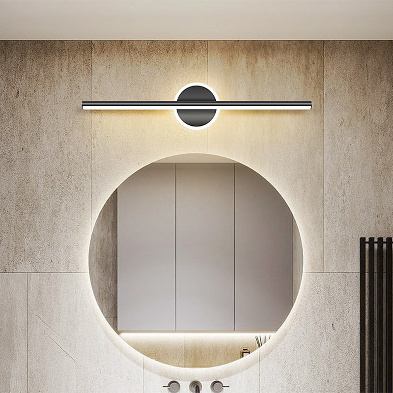 Modern Minimalist Stripe Iron Acrylic LED Wall Sconce Lamp For Living Room