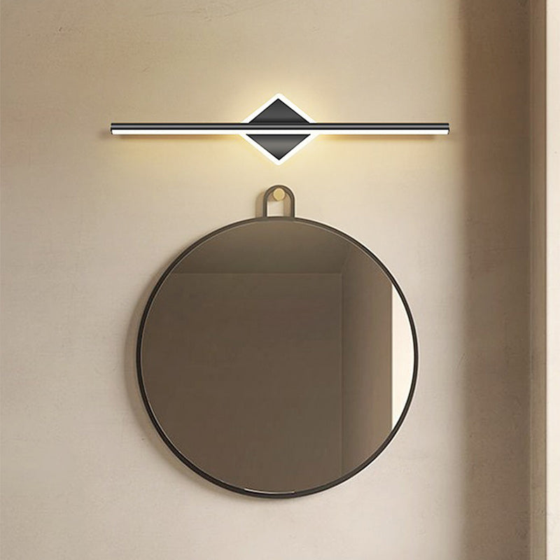 Modern Minimalist Stripe Iron Acrylic LED Wall Sconce Lamp For Living Room