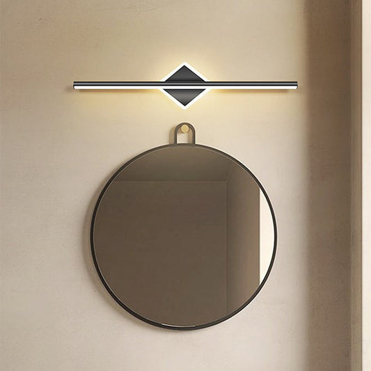 Modern Minimalist Stripe Iron Acrylic LED Wall Sconce Lamp For Living Room