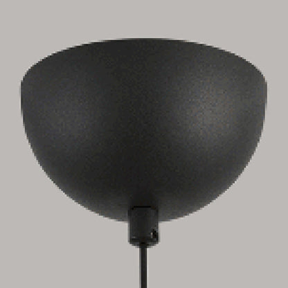 Modern Minimalist Round Iron Glass Acrylic LED Pendant Light For Living Room