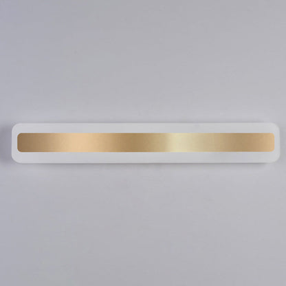 Contemporary Nordic Rectangular Iron Acrylic LED Wall Sconce Lamp For Bathroom