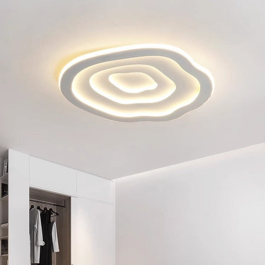 Contemporary Creative Cloud Iron Acrylic LED Flush Mount Ceiling Light For Living Room