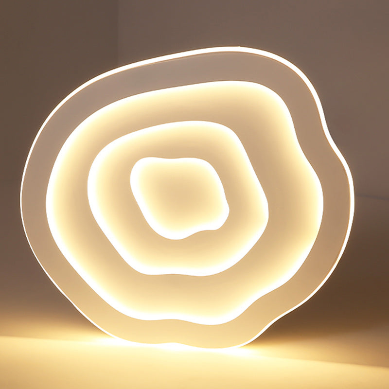 Contemporary Creative Cloud Iron Acrylic LED Flush Mount Ceiling Light For Living Room