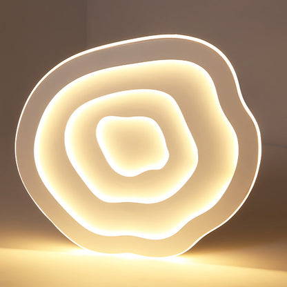 Contemporary Creative Cloud Iron Acrylic LED Flush Mount Ceiling Light For Living Room