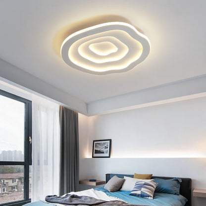 Contemporary Creative Cloud Iron Acrylic LED Flush Mount Ceiling Light For Living Room