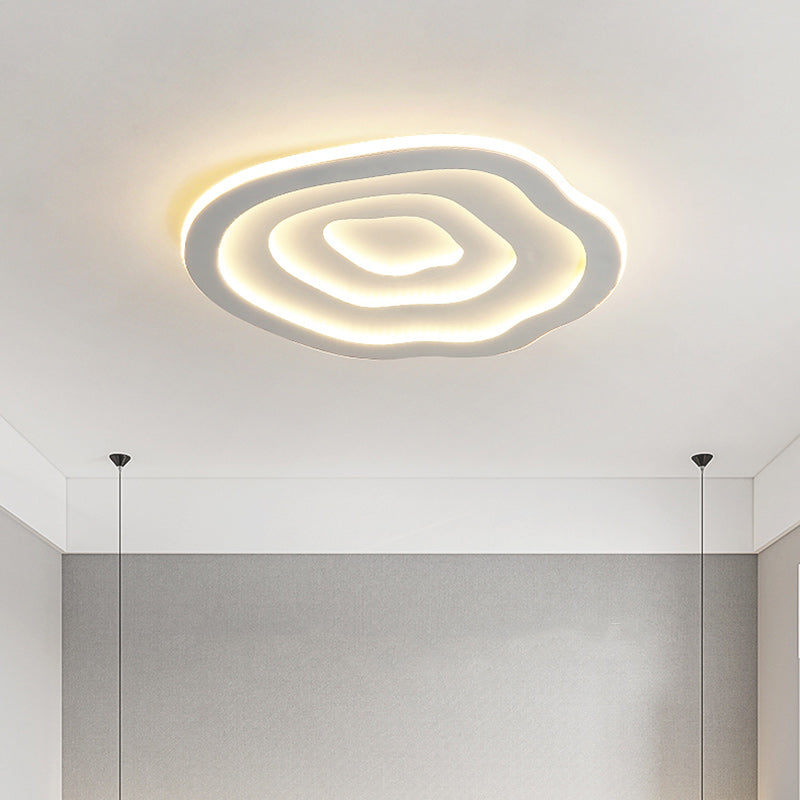 Contemporary Creative Cloud Iron Acrylic LED Flush Mount Ceiling Light For Living Room