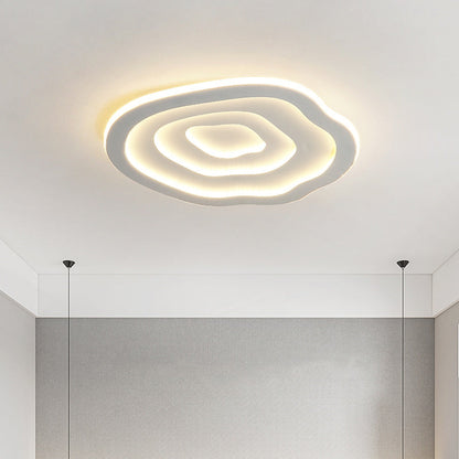 Contemporary Creative Cloud Iron Acrylic LED Flush Mount Ceiling Light For Living Room