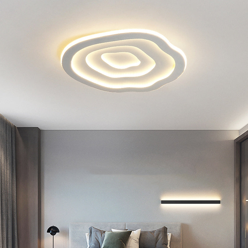 Contemporary Creative Cloud Iron Acrylic LED Flush Mount Ceiling Light For Living Room
