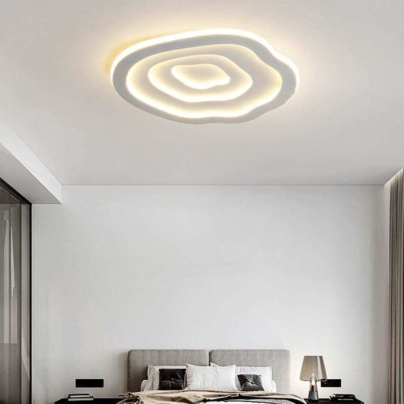 Contemporary Creative Cloud Iron Acrylic LED Flush Mount Ceiling Light For Living Room