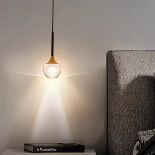مصباح LED معاصر من الحديد الكريستالي على شكل كرة أرضية نورديك لغرفة المعيشة 