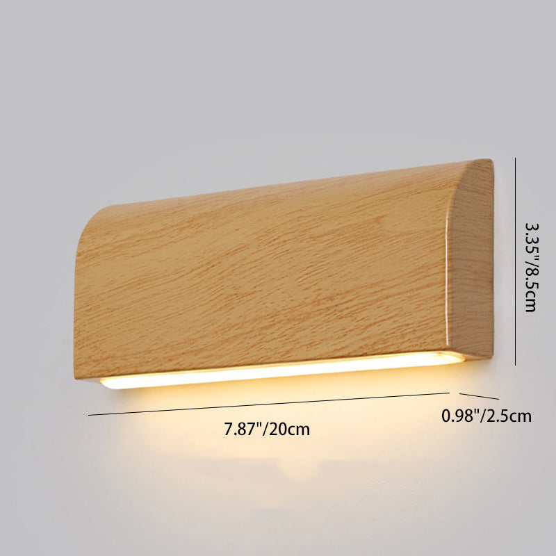 مصباح حائط LED مستطيل الشكل مصنوع من الحديد الأكريليكي بتصميم معاصر لغرفة المعيشة 