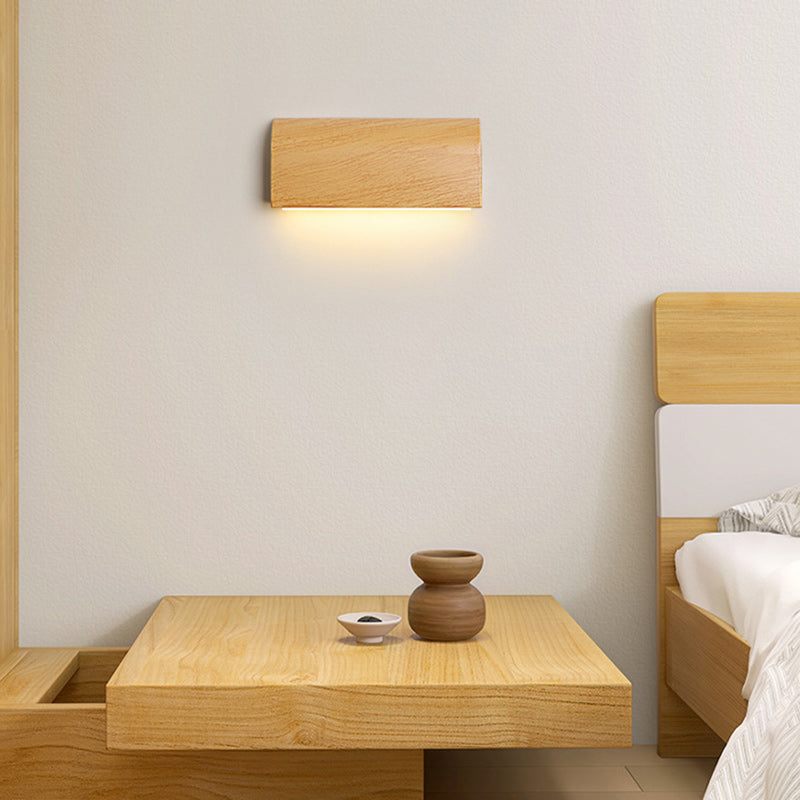 مصباح حائط LED مستطيل الشكل مصنوع من الحديد الأكريليكي بتصميم معاصر لغرفة المعيشة 