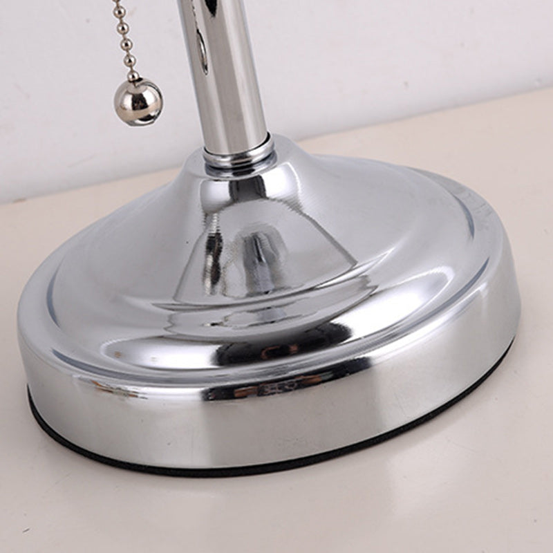 Modern Minimalist Drum Iron Fabric 1-Light Table Lamp For Living Room