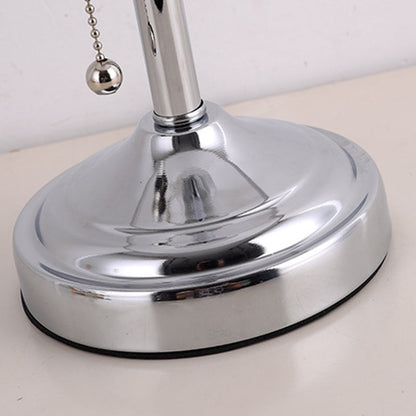Modern Minimalist Drum Iron Fabric 1-Light Table Lamp For Living Room