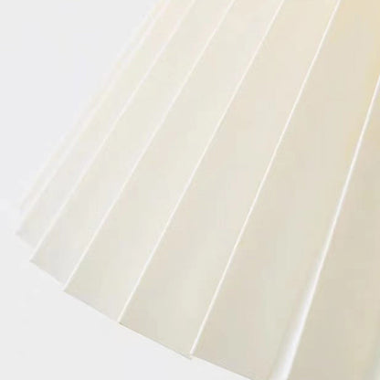 Contemporary Nordic Cone Wood Paper 1-Light Wall Sconce Lamp For Living Room