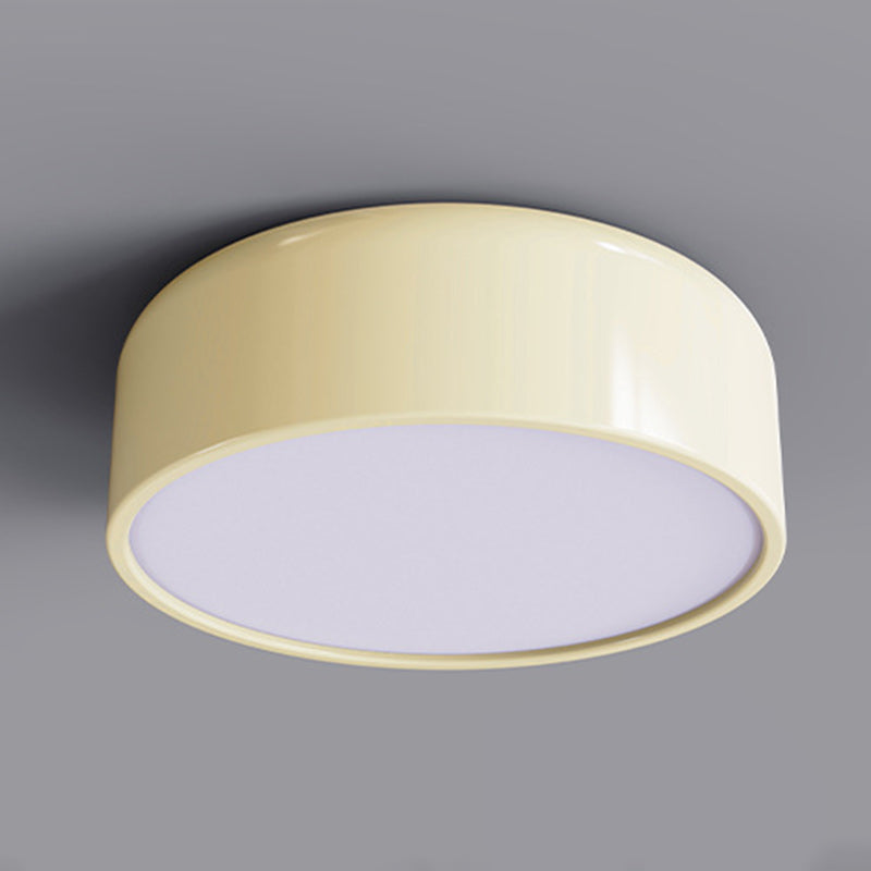 Contemporary Creative Round Iron Acrylic LED Flush Mount Ceiling Light For Living Room