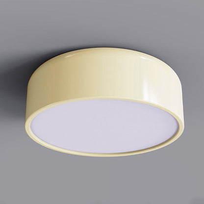 Contemporary Creative Round Iron Acrylic LED Flush Mount Ceiling Light For Living Room