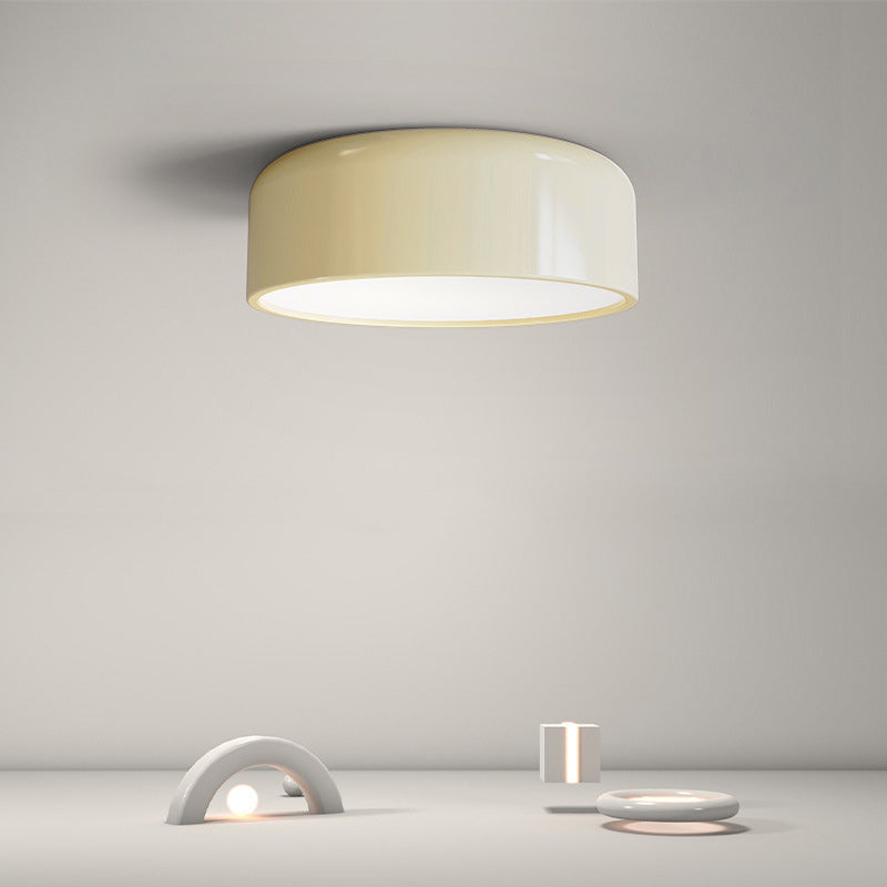 Contemporary Creative Round Iron Acrylic LED Flush Mount Ceiling Light For Living Room