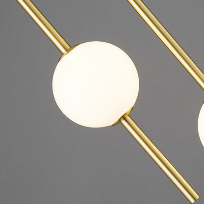 Modern Minimalist Column Iron Aluminum Acrylic LED Pendant Light For Living Room