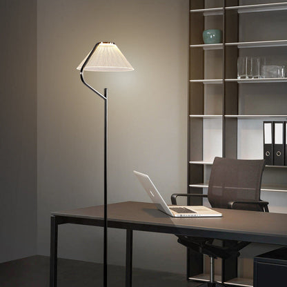 Contemporary Luxury Round Iron Acrylic LED Standing Floor Lamp For Living Room