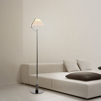 Contemporary Luxury Round Iron Acrylic LED Standing Floor Lamp For Living Room