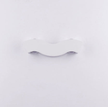 Modern Simplicity Waterproof Aluminum Wave LED Wall Sconce Lamp For Outdoor