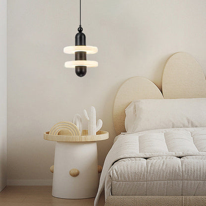 مصباح LED دائري معاصر من الرخام والألومنيوم لغرفة المعيشة 