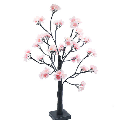 Modern Art Deco Simulation Flower Tree Shape LED Table Lamp For Bedroom