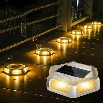 Contemporary Creative Square Aluminum PC Waterproof LED Solar Lawn Insert Light For Outdoor Patio