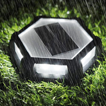 Contemporary Creative Square Aluminum PC Waterproof LED Solar Lawn Insert Light For Outdoor Patio