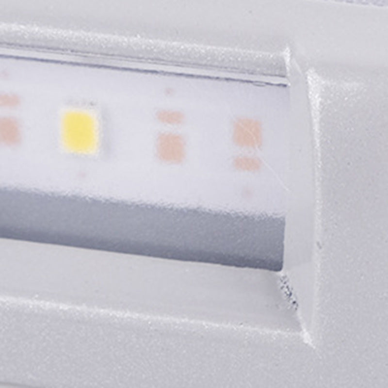 Contemporary Creative Square Aluminum PC Waterproof LED Solar Lawn Insert Light For Outdoor Patio