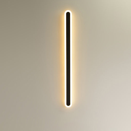 مصباح حائط LED من الأكريليك والحديد المستطيل بتصميم عصري بسيط لغرفة المعيشة