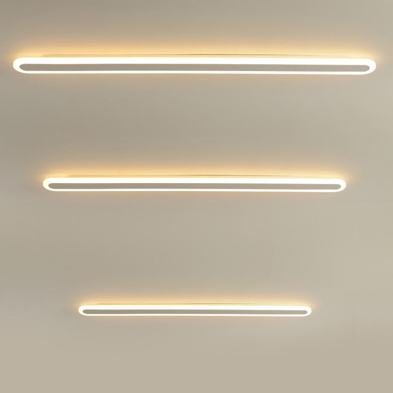 مصباح حائط LED من الأكريليك والحديد المستطيل بتصميم عصري بسيط لغرفة المعيشة