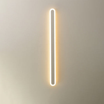 مصباح حائط LED من الأكريليك والحديد المستطيل بتصميم عصري بسيط لغرفة المعيشة