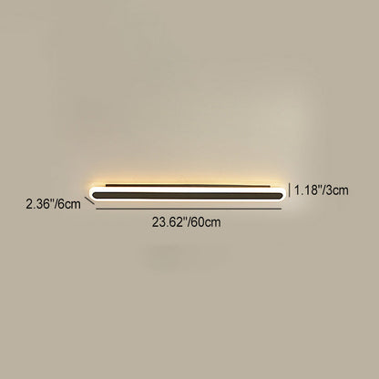 مصباح حائط LED من الأكريليك والحديد المستطيل بتصميم عصري بسيط لغرفة المعيشة