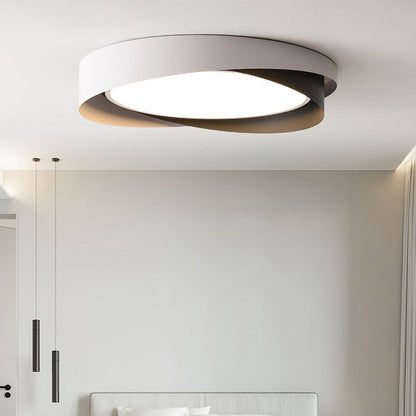 Modern Simplicity Iron Acrylic Square Round Rectangular LED Flush Mount Ceiling Light For Living Room