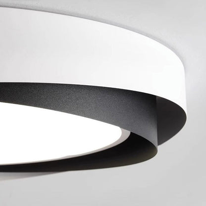 Modern Simplicity Iron Acrylic Square Round Rectangular LED Flush Mount Ceiling Light For Living Room
