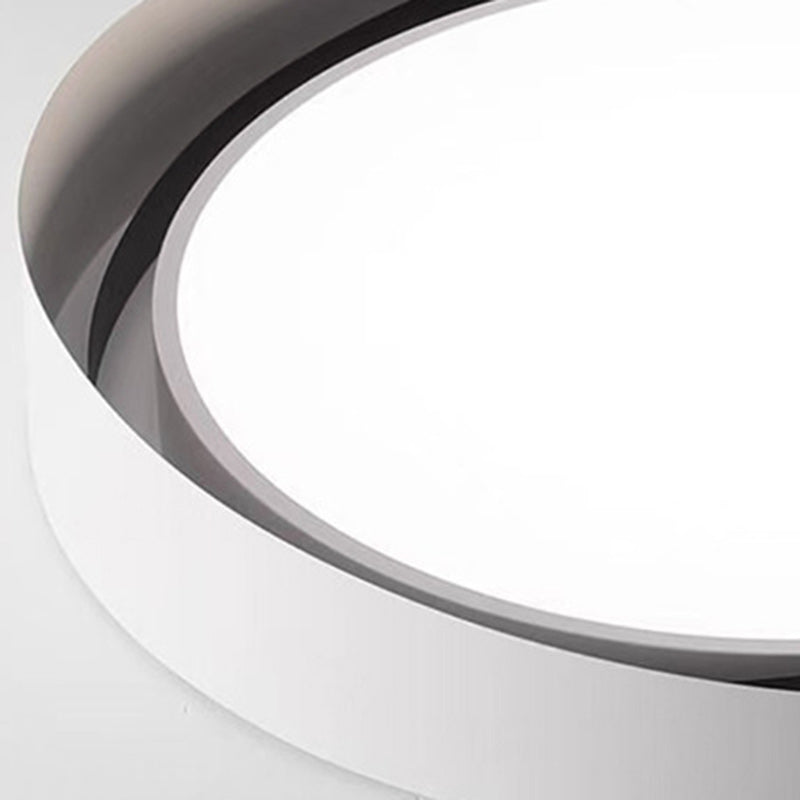 Modern Simplicity Iron Acrylic Square Round Rectangular LED Flush Mount Ceiling Light For Living Room