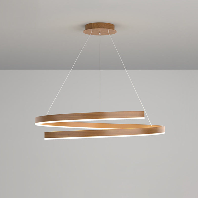 ثريات LED معاصرة مبتكرة من الحديد والألومنيوم والسيليكون والأكريليك مزودة بإضاءة جزيرة لغرفة الطعام