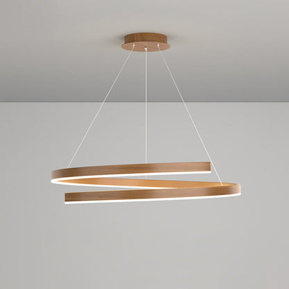 ثريات LED معاصرة مبتكرة من الحديد والألومنيوم والسيليكون والأكريليك مزودة بإضاءة جزيرة لغرفة الطعام