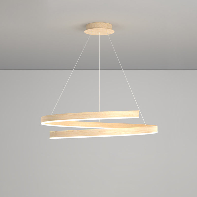 ثريات LED معاصرة مبتكرة من الحديد والألومنيوم والسيليكون والأكريليك مزودة بإضاءة جزيرة لغرفة الطعام