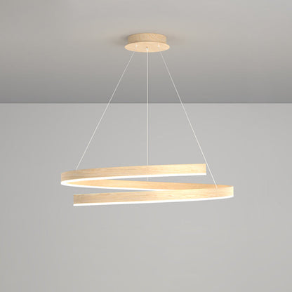 ثريات LED معاصرة مبتكرة من الحديد والألومنيوم والسيليكون والأكريليك مزودة بإضاءة جزيرة لغرفة الطعام