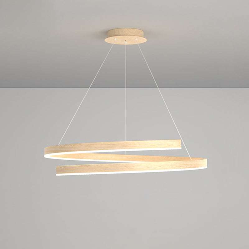 ثريات LED معاصرة مبتكرة من الحديد والألومنيوم والسيليكون والأكريليك مزودة بإضاءة جزيرة لغرفة الطعام