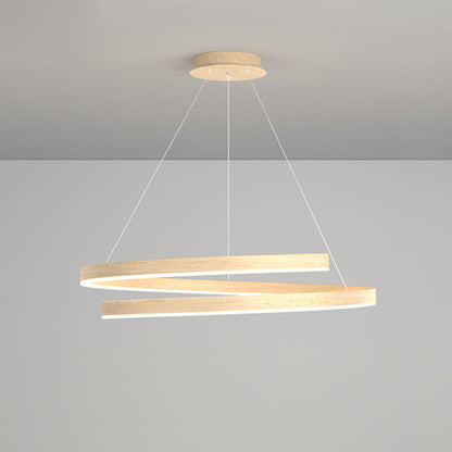 ثريات LED معاصرة مبتكرة من الحديد والألومنيوم والسيليكون والأكريليك مزودة بإضاءة جزيرة لغرفة الطعام